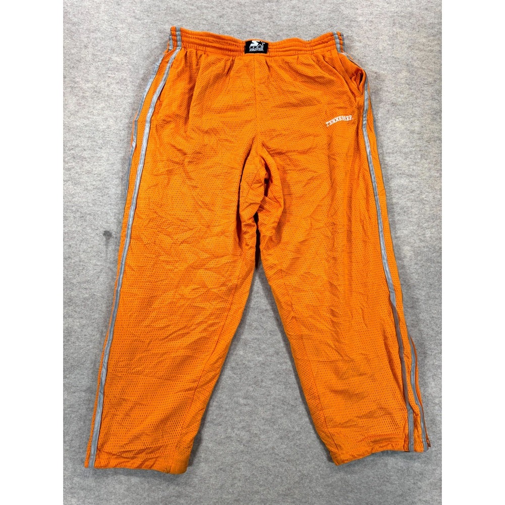 Starter Tennessee Volunteers Reversible Track Pants Mens Orange Gray Football L